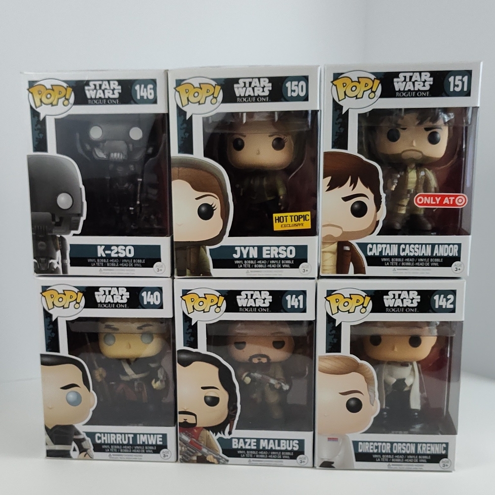 Funko Pop! Star Wars Rogue One Lot of 6